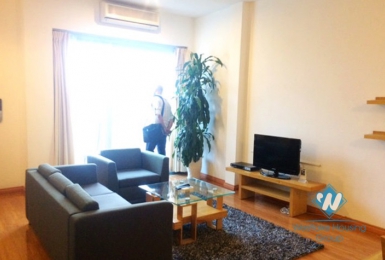 Lake view apartment with 2 bedrooms for rent in Kim ma area, Ba Dinh district. 